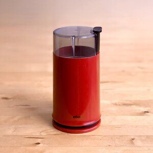 Vintage Red Braun Aromatic Coffee Grinder Type 4041 / KSM 2